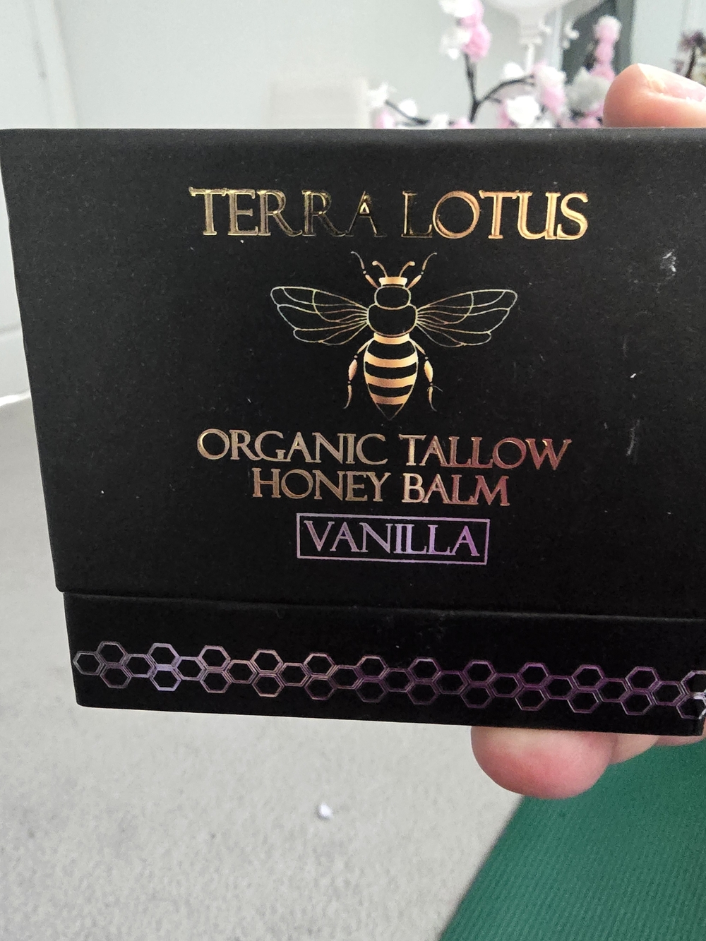 Organic Tallow Honey Balm - Vanilla (Black & Gold)
